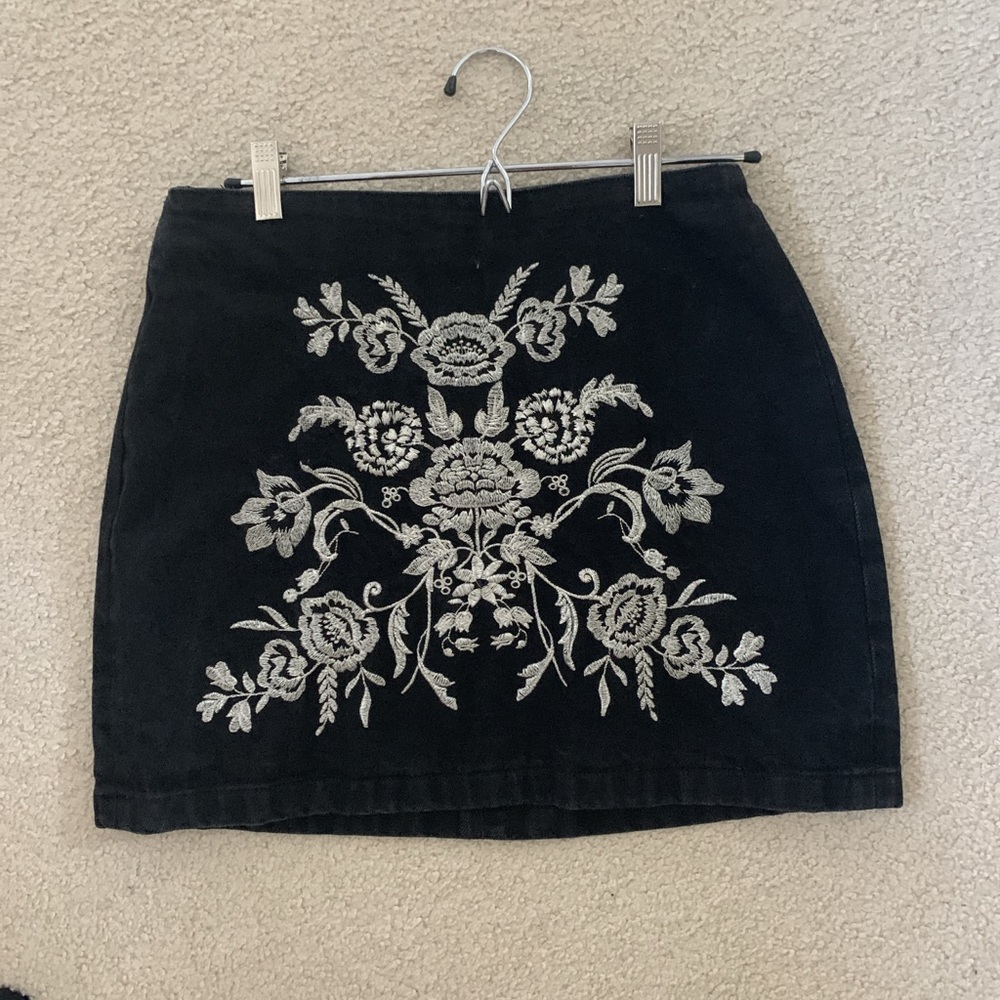 embroidered skirt